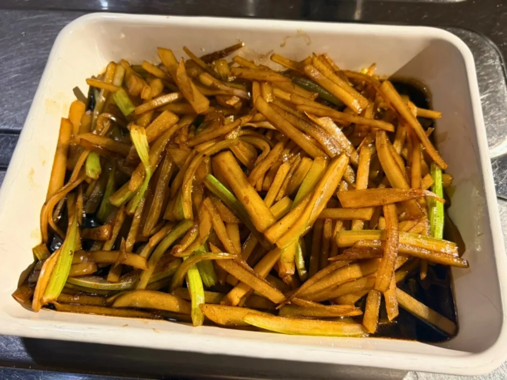 わたしの味　じゃがいもとセロリのきんぴら